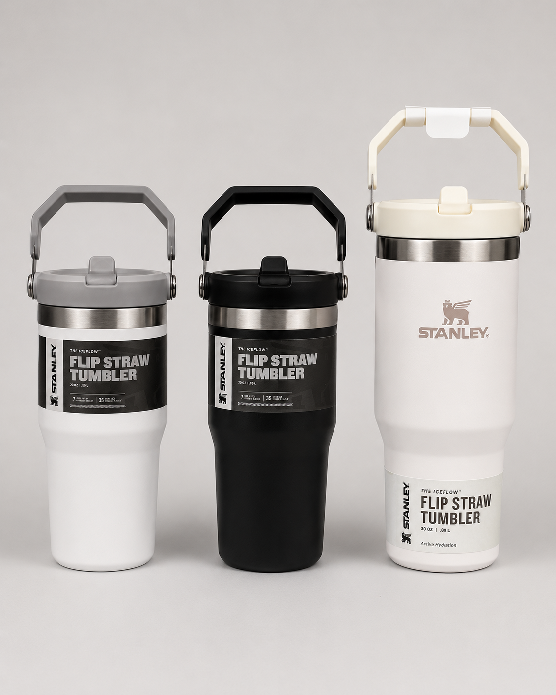 Engraved Stanley Flip Straw Tumbler