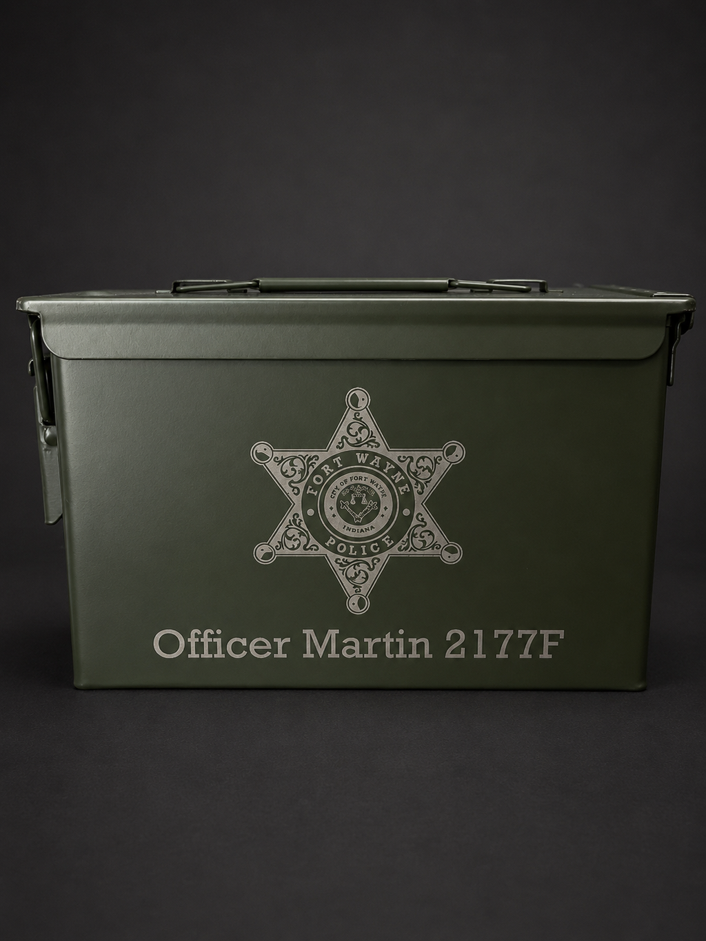 Engraved 50 Cal Ammo Can