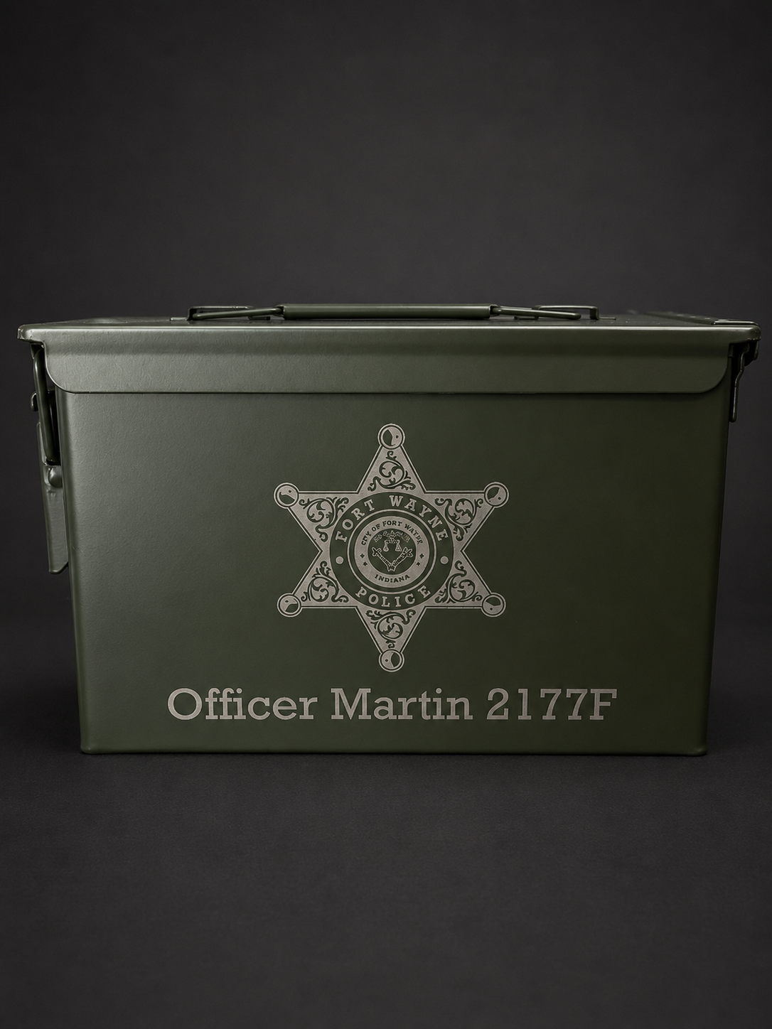 Engraved 50 Cal Ammo Can