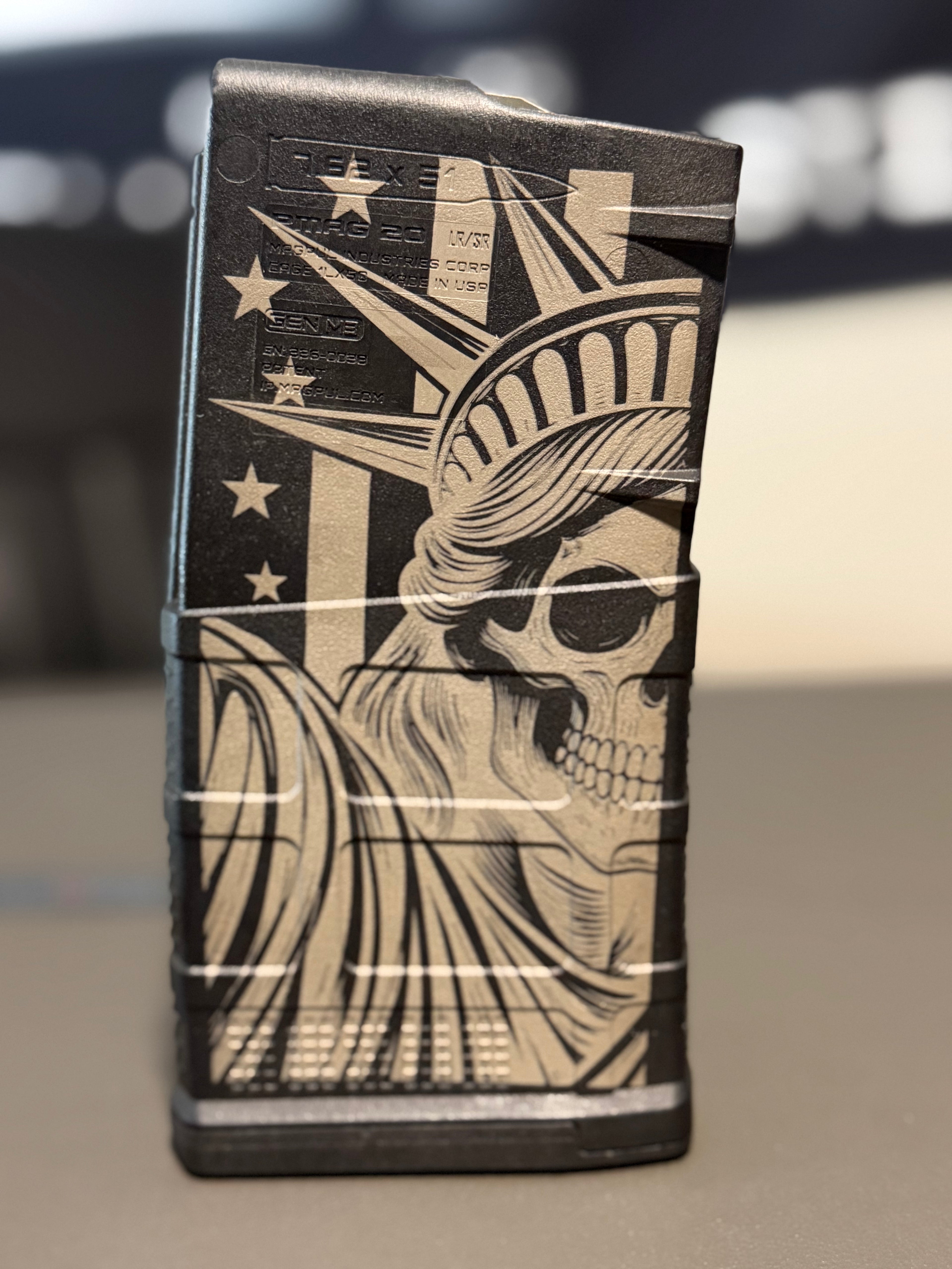 30 Round P-Mag "Liberty" Engraving
