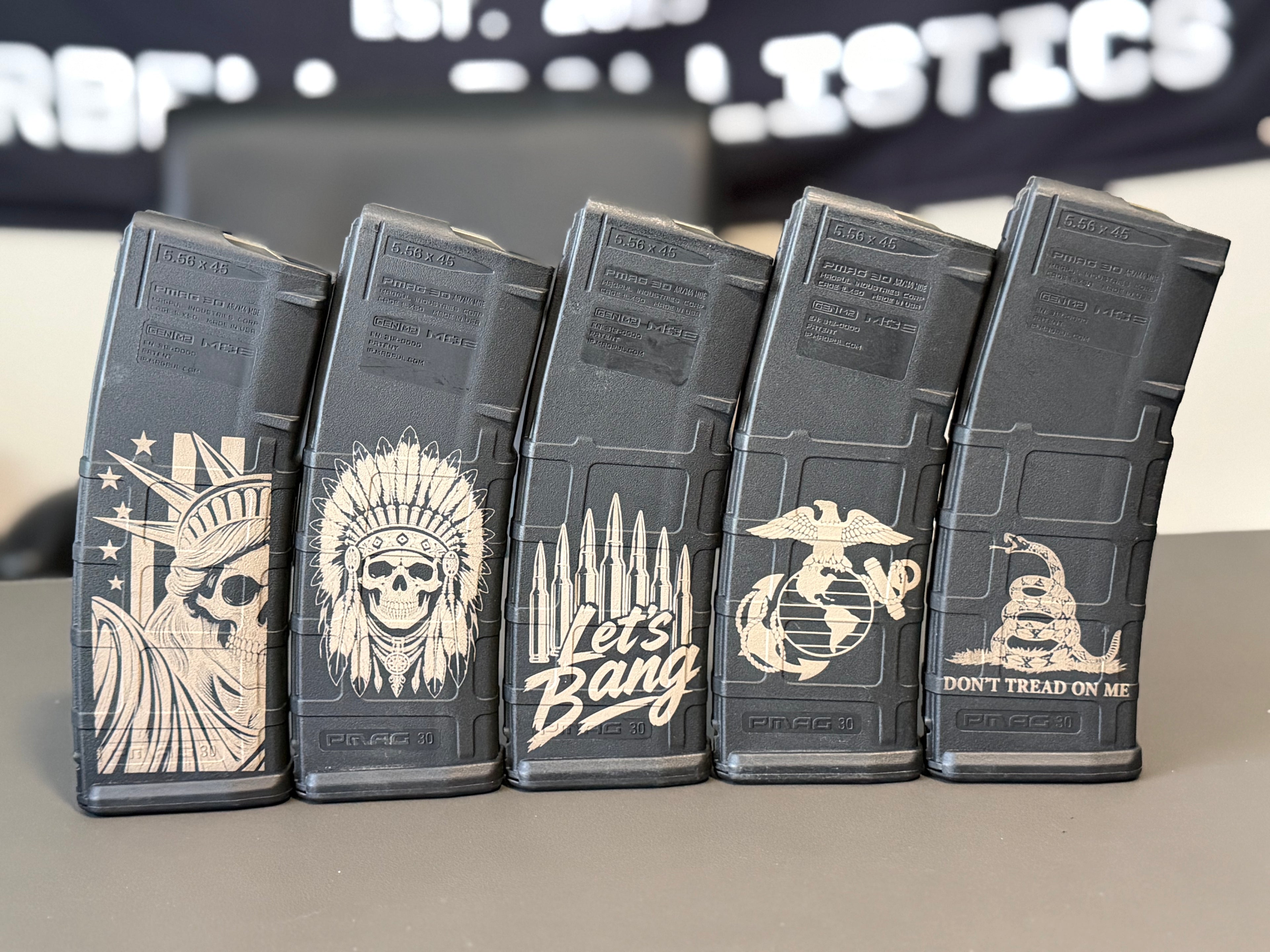 30 Round Engraved P-Mag