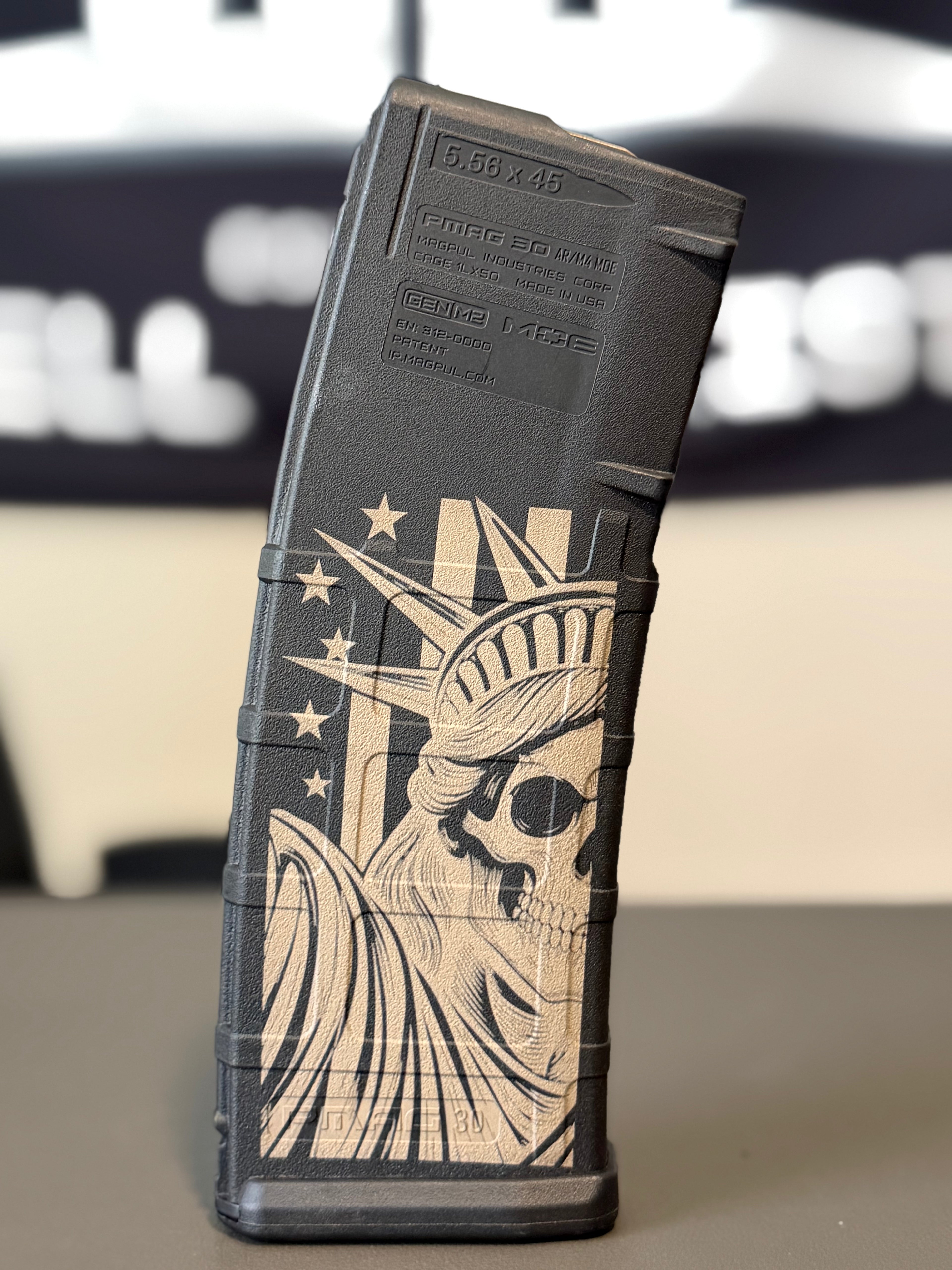 30 Round Engraved P-Mag