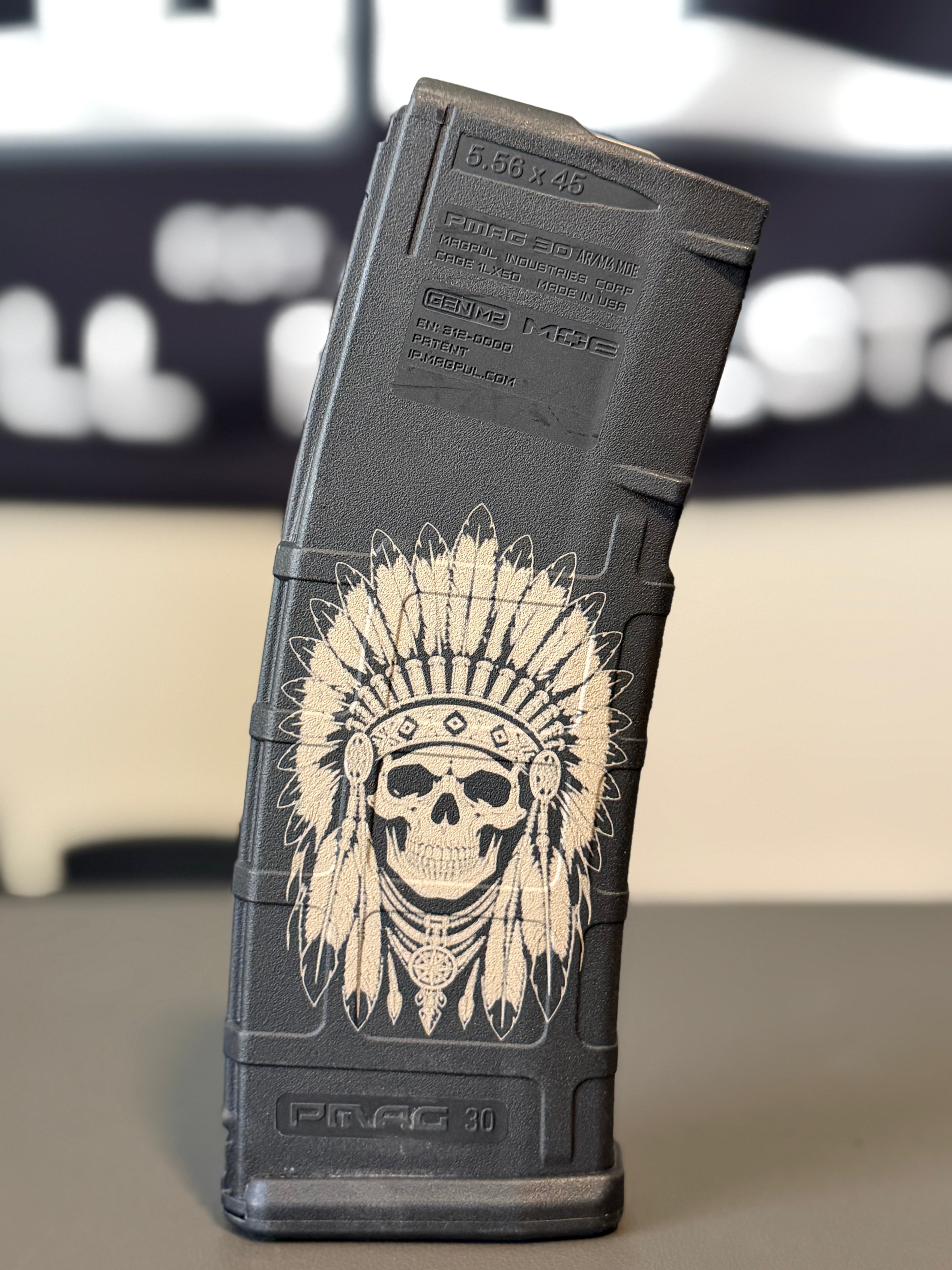 30 Round Engraved P-Mag