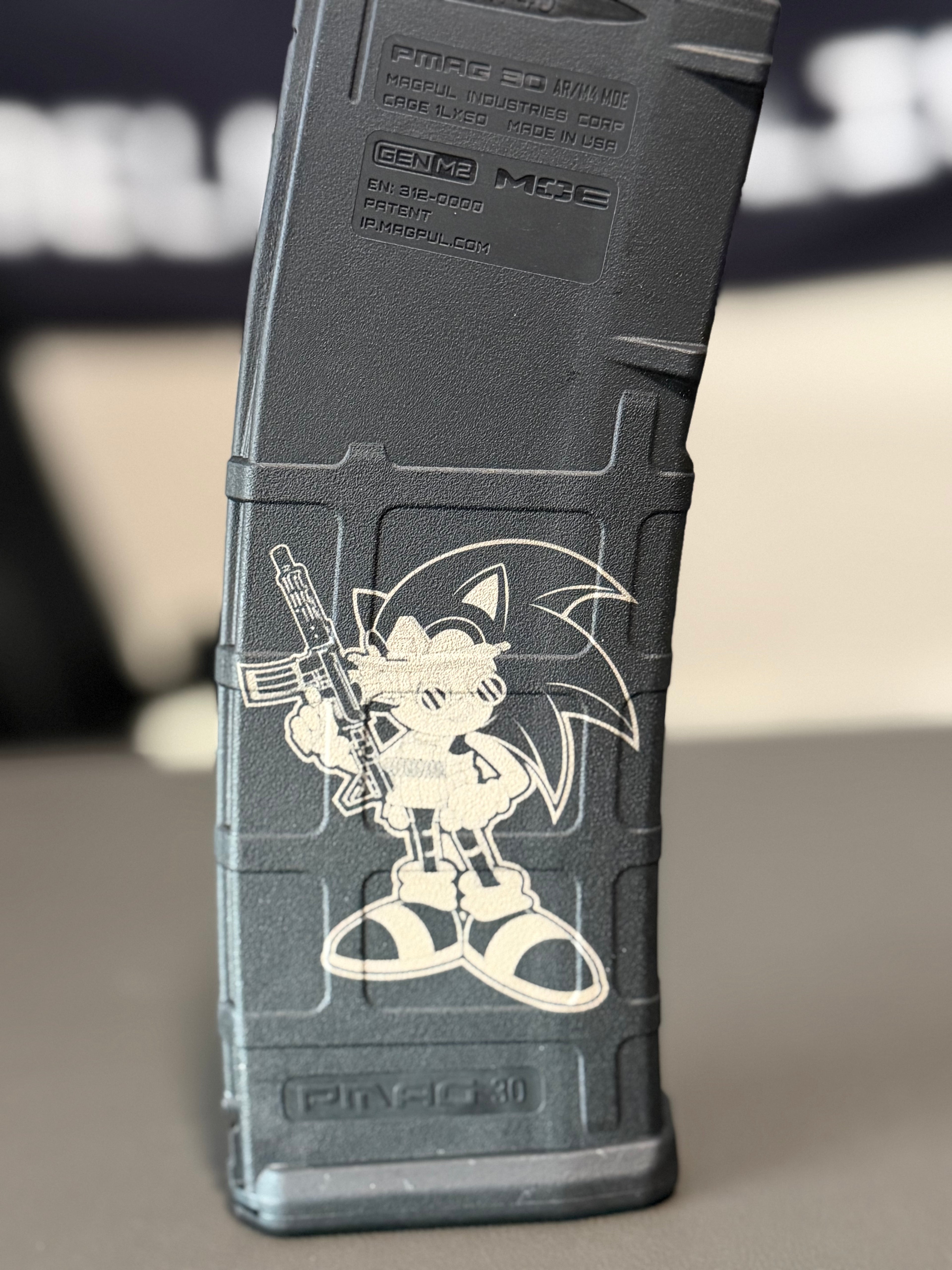 30 Round Engraved P-Mag