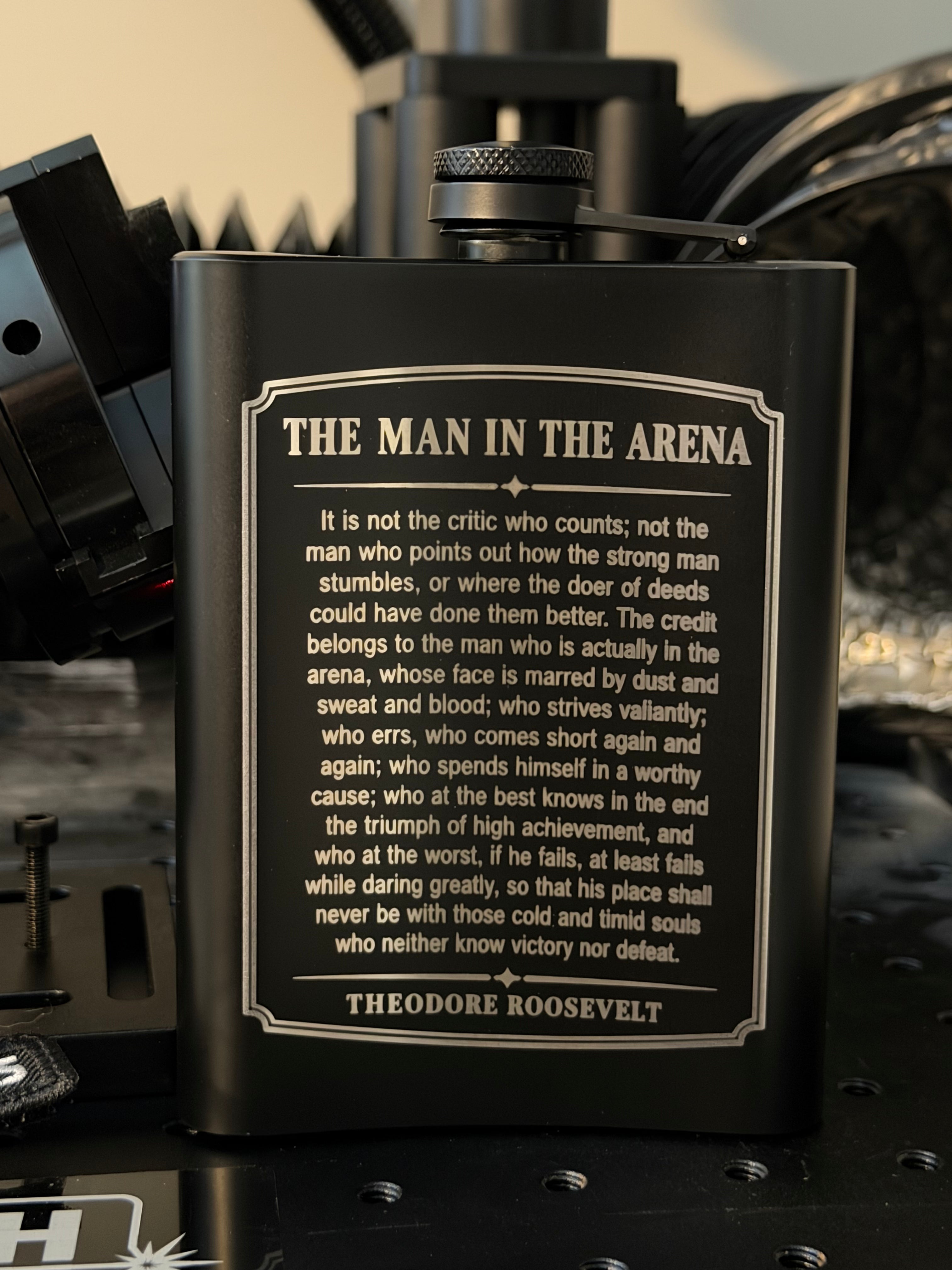 Engraved Flask