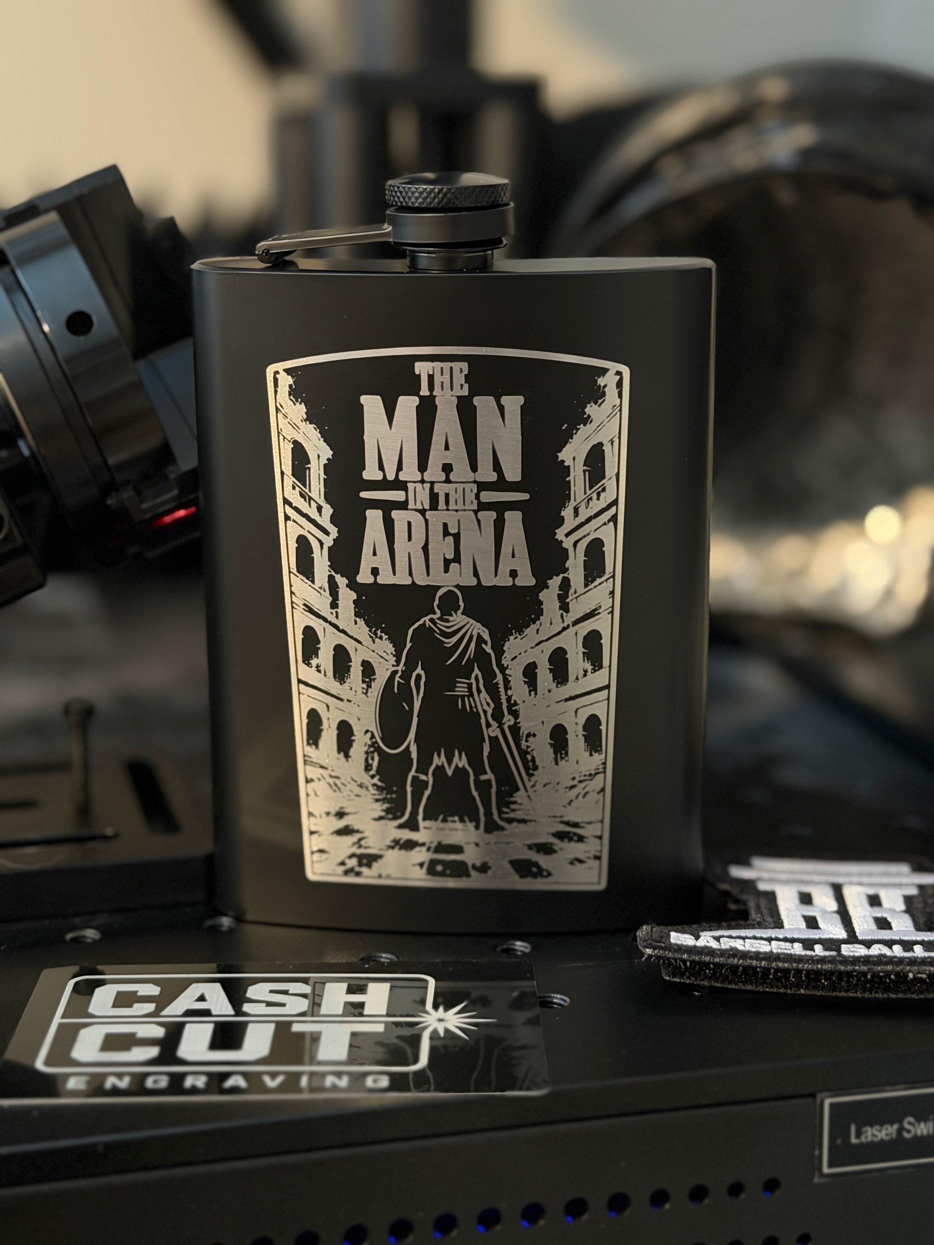 Engraved Flask