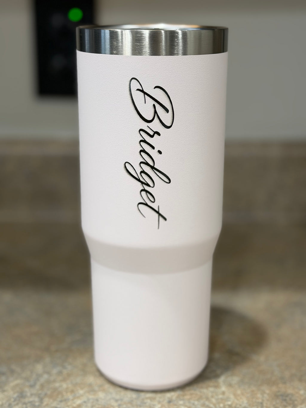 Engraved Stanley Flip Straw Tumbler