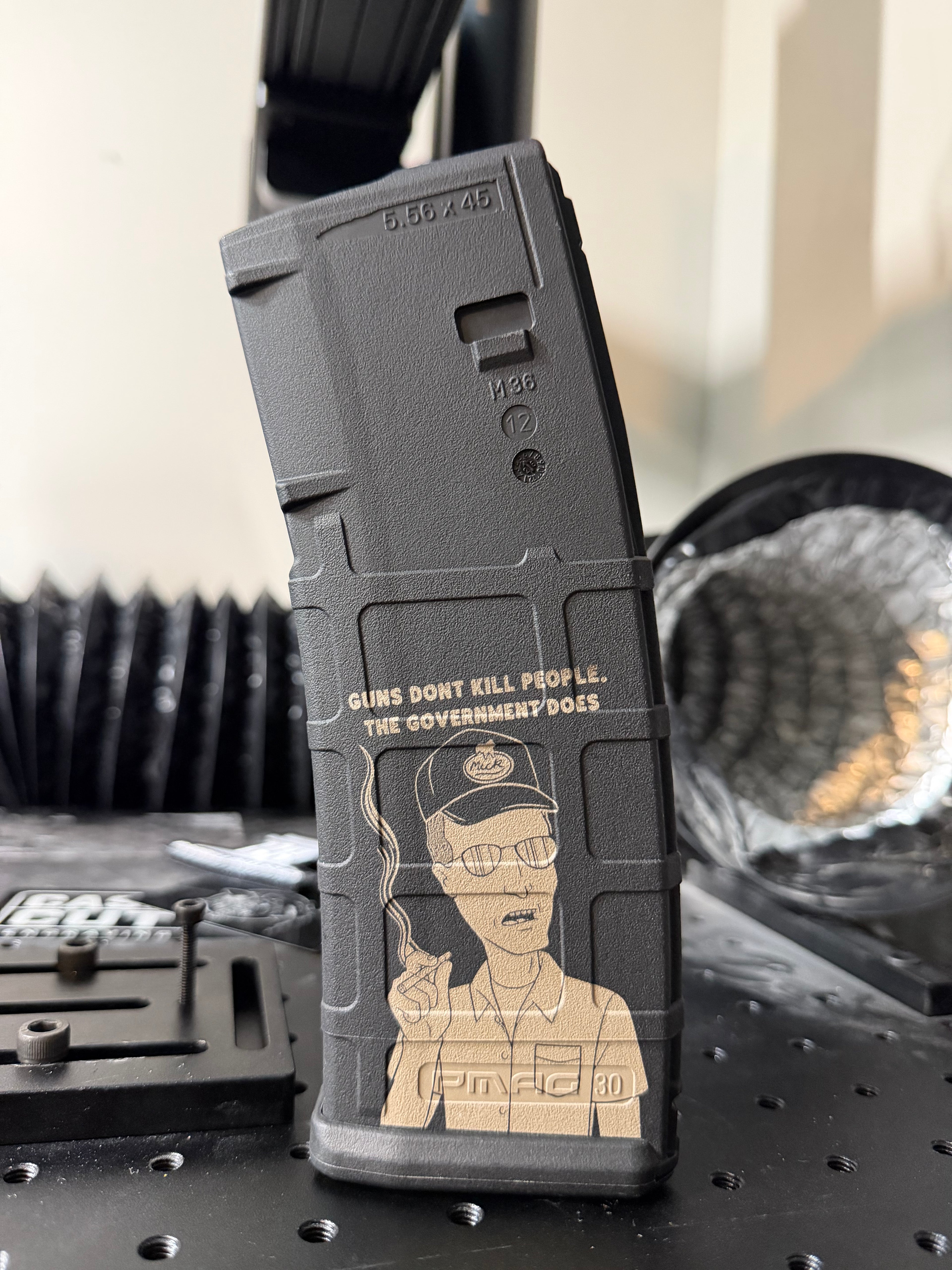 30 Round Engraved P-Mag